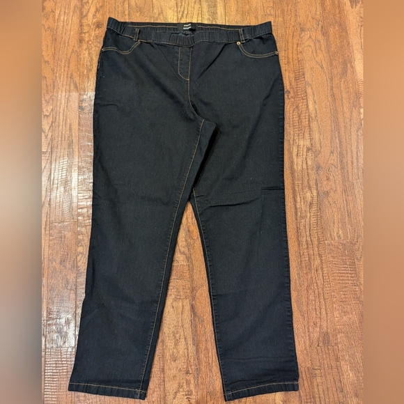 Pennington pull on lightweight dark blue jegging jeans Size 1x NWOT - Picture 1 of 6